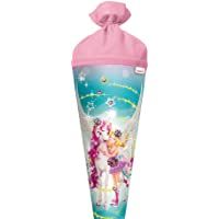 Roth - Bolsa mágica 677242 – Mochila Escolar. Redonda. con Unicornio con Tul y Purpurina- 70 cm